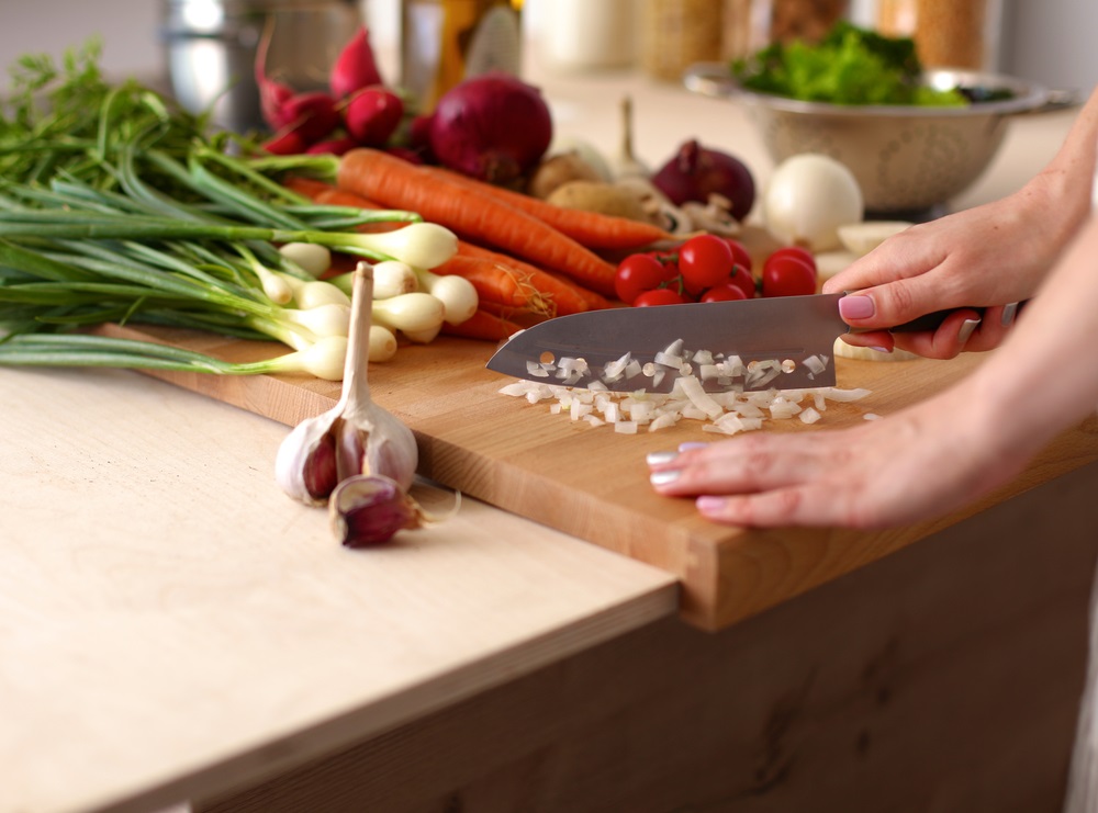 Hand Chopping veg