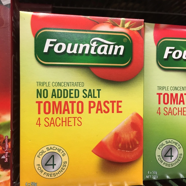 NAS Fountain Tomato Paste