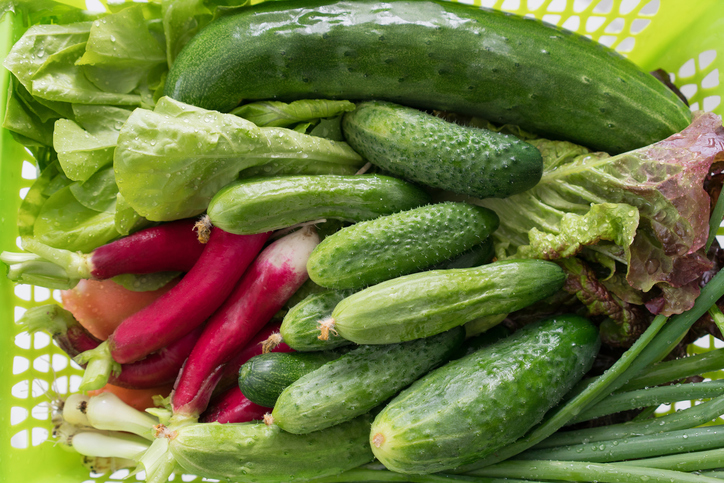 7 Vegetables Cucumbers