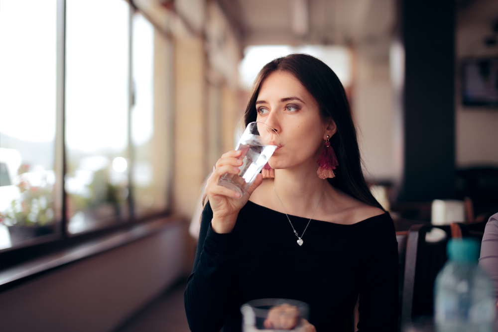 Woman Drinking Water LspeS